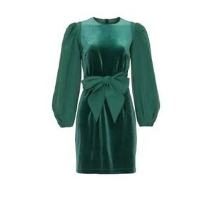 LDT Velvet Tie Front Dress NEW